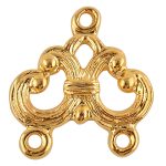 Chandelier Dorato Con 2 Anellini