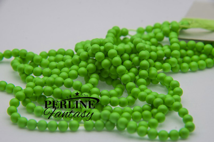 Perline Swarovski 4 Mm Neon Green