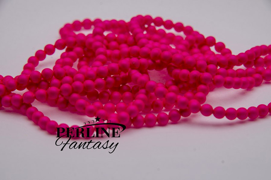 Perline Swarovski 4 Mm Neon Pink