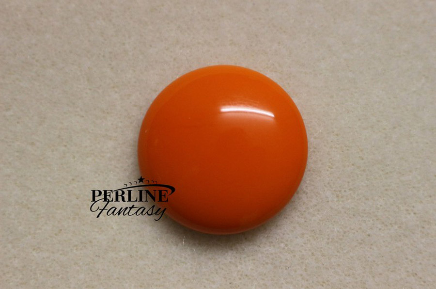 Cabochon par Puca® Opaque Coral Red 25 Mm