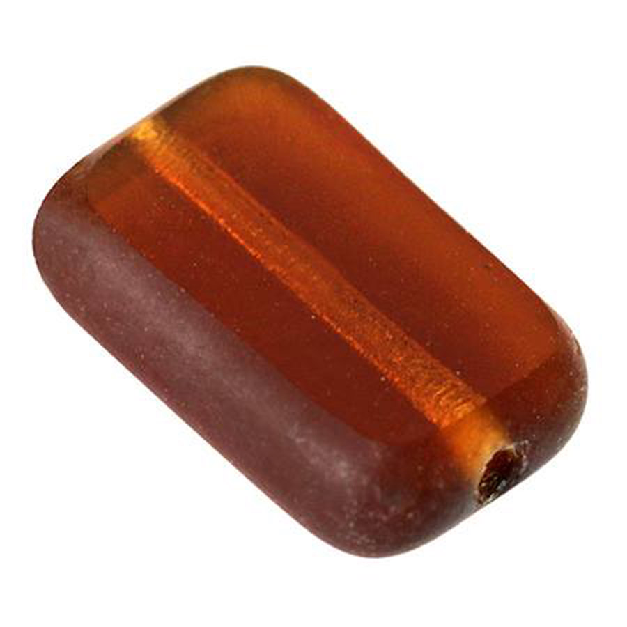 Perline Vintage Rettangolo Dark Topaz X 20