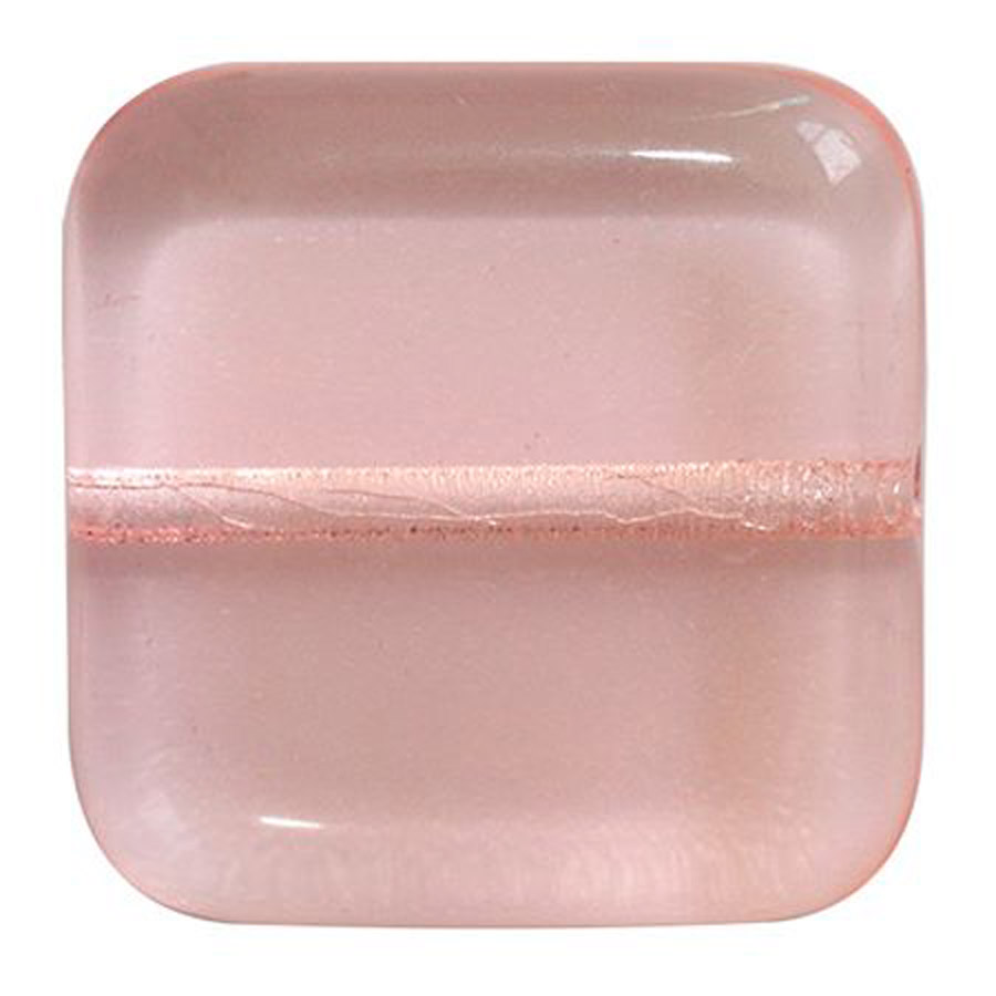 Perline Vintage Quadrati Light Rose X 10