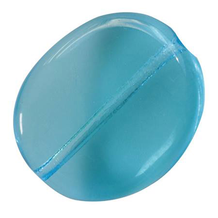 Perline Vintage Twist Chip Aquamarine X 10