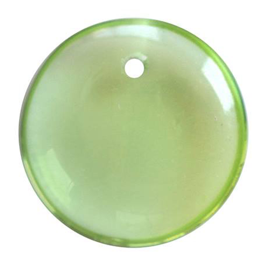 Perline Vintage Lentil / Ciondolo Peridot X 20