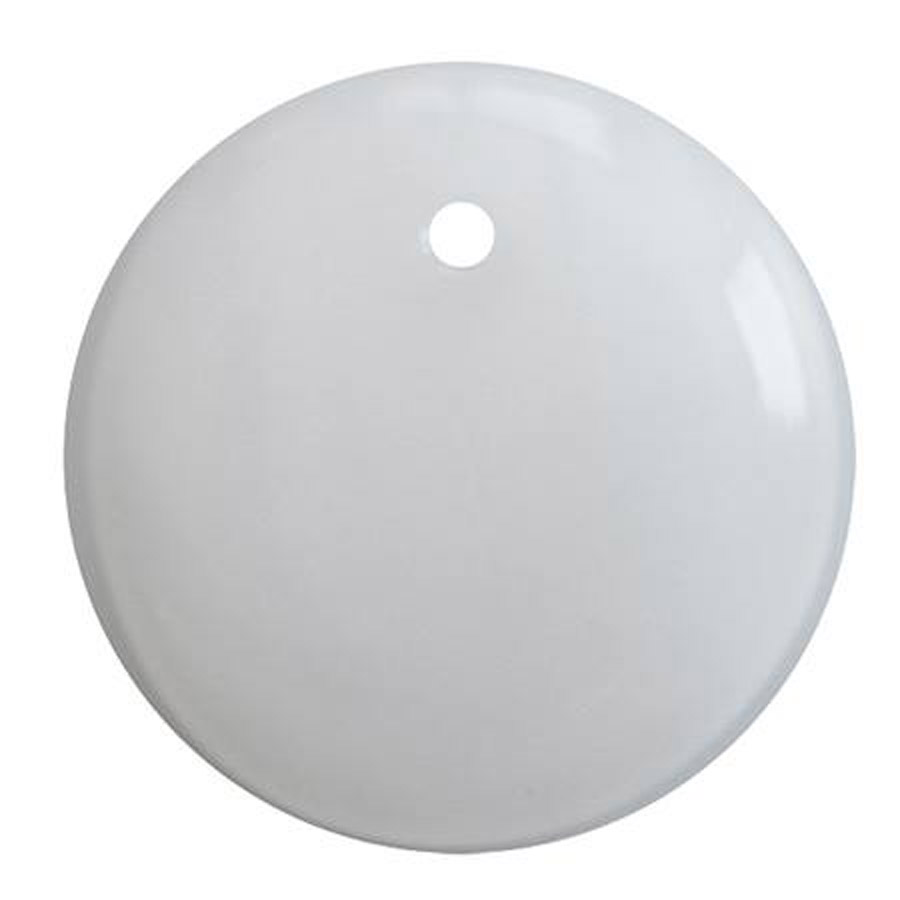 Perline Vintage Lentil / Ciondolo White Alabaster X 20