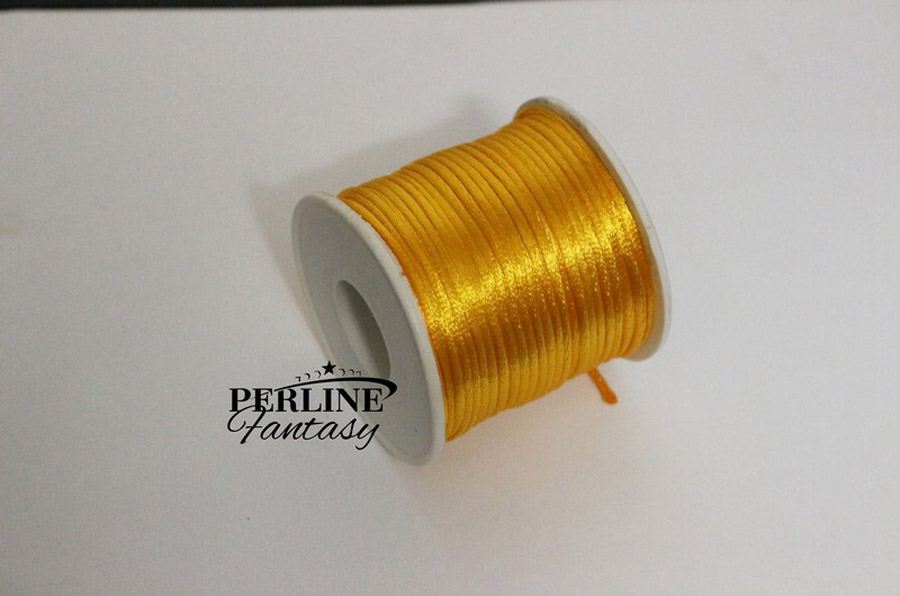 Cordoncino Coda Di Topo 2 Mm Giallo Arancio