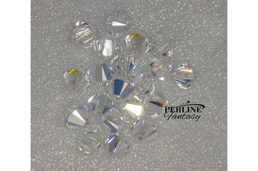 Bicono Swarovski 6 mm Crystal AB