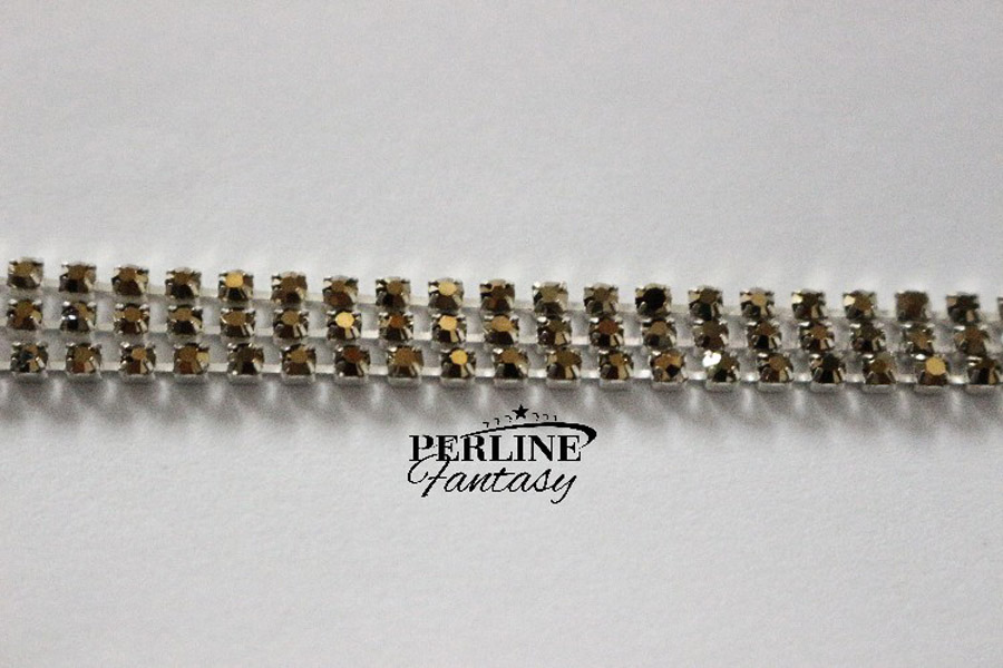 Catena Strass Aurum 2 Mm
