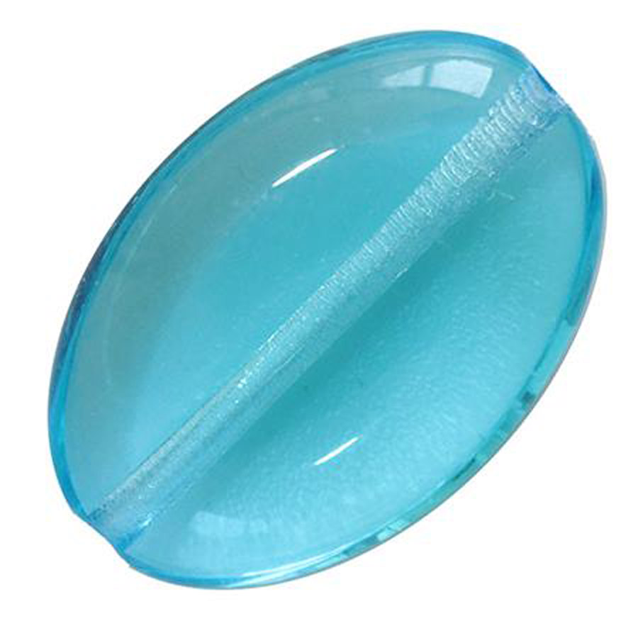 Perline Vintage Ovali Aquamarine X 20