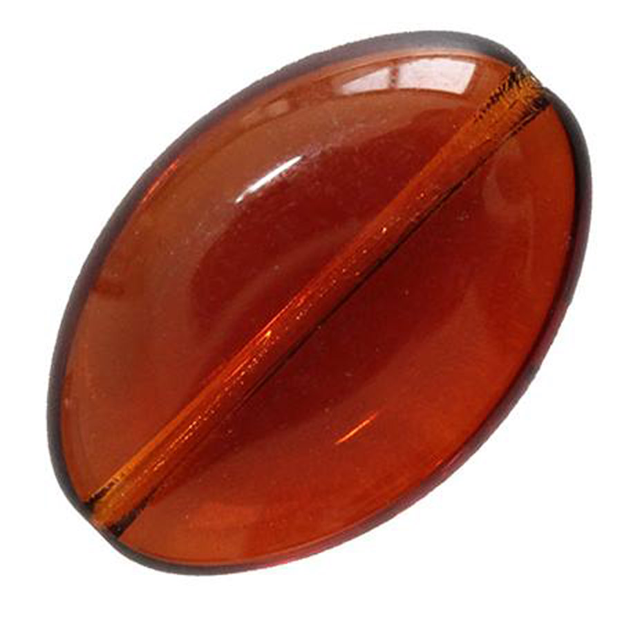 Perline Vintage Ovali Dark Topaz X 20
