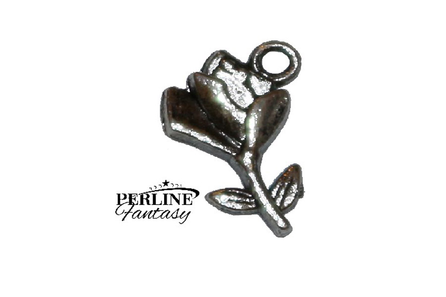 Charm Fiorellino Argentato
