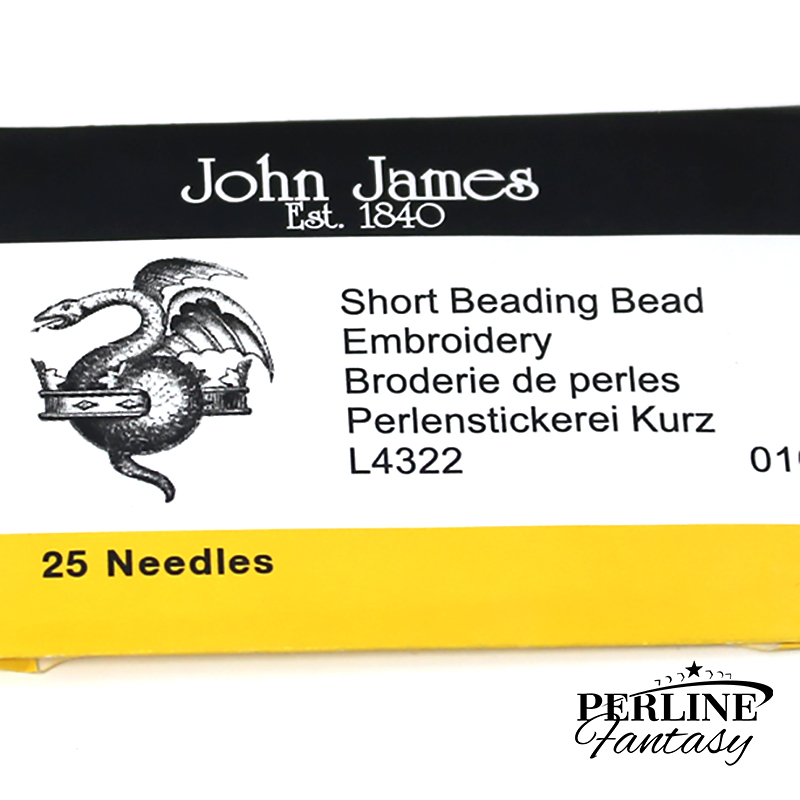 Aghi Infilaperle John James Misura 10 - 25 pezzi 