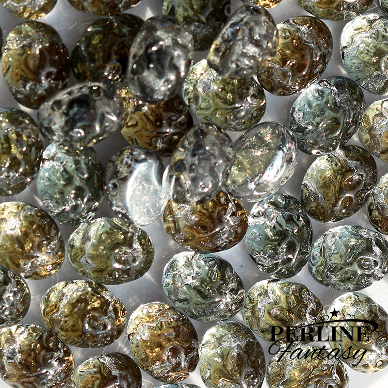 Cabochon Baroque Backlit Menthol 8 x 6 Mm