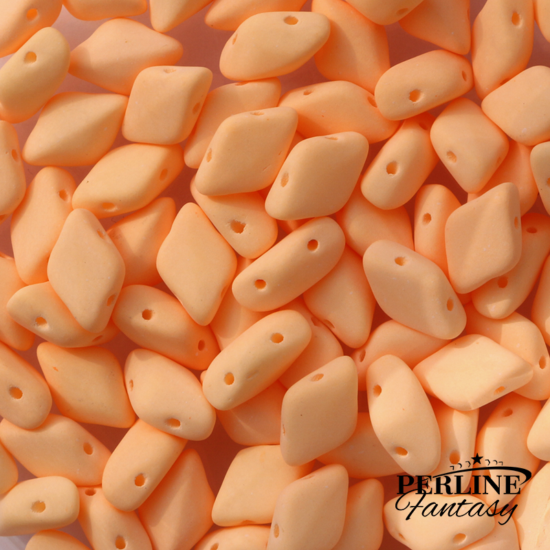 Perline Gemduo Bondeli Matte Orange
