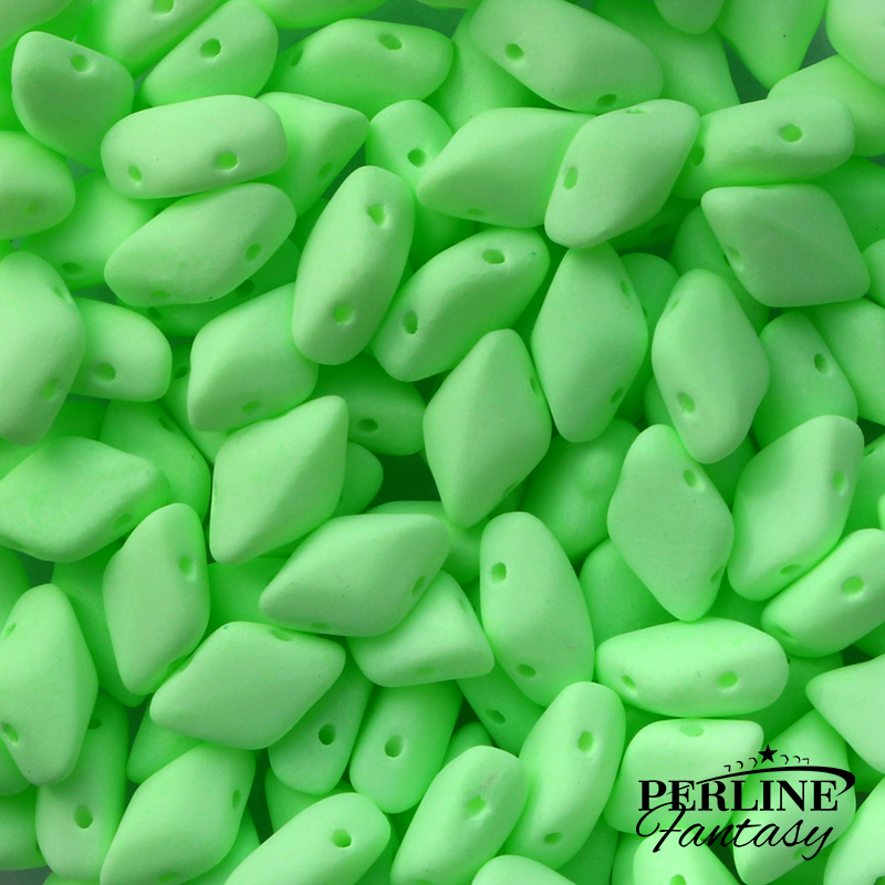 Perline Gemduo Bondeli Matte Lime