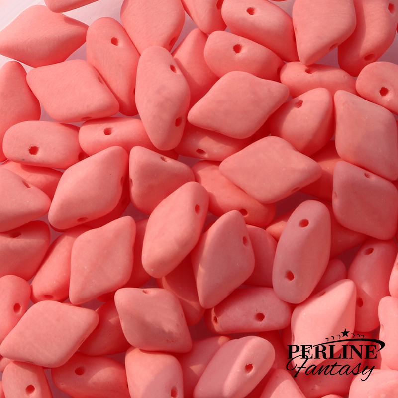 Perline Gemduo Bondeli Matte Coral