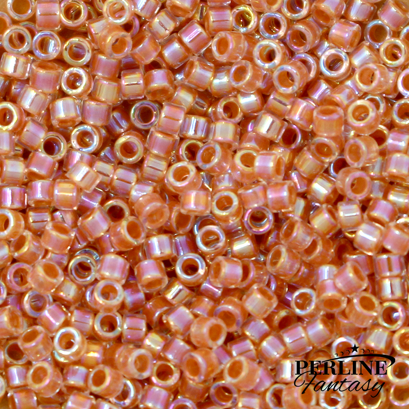 Miyuki Delica 11/0 Lined Peach AB