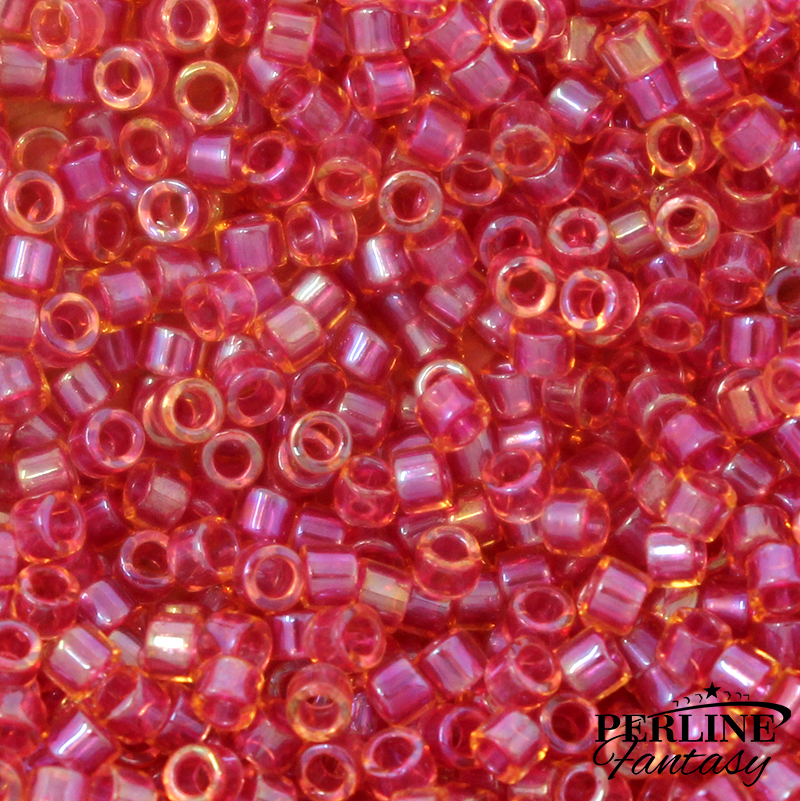 Miyuki Delica 11/0 Lined Lt. Cranberry AB