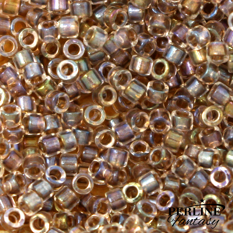 Miyuki Delica 11/0 Taupe Lined Crystal AB