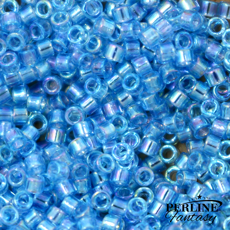 Miyuki Delica 11/0 Transparent Lt Sapphire AB
