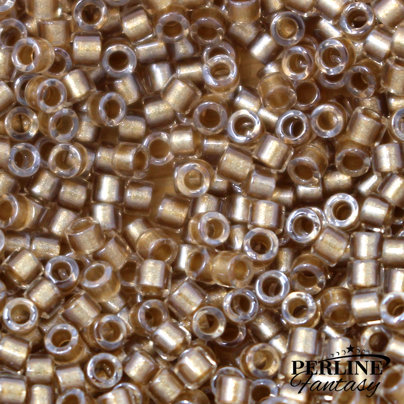 Miyuki Delica 11/0 Sparkling Lt Bronze Lined Crystal