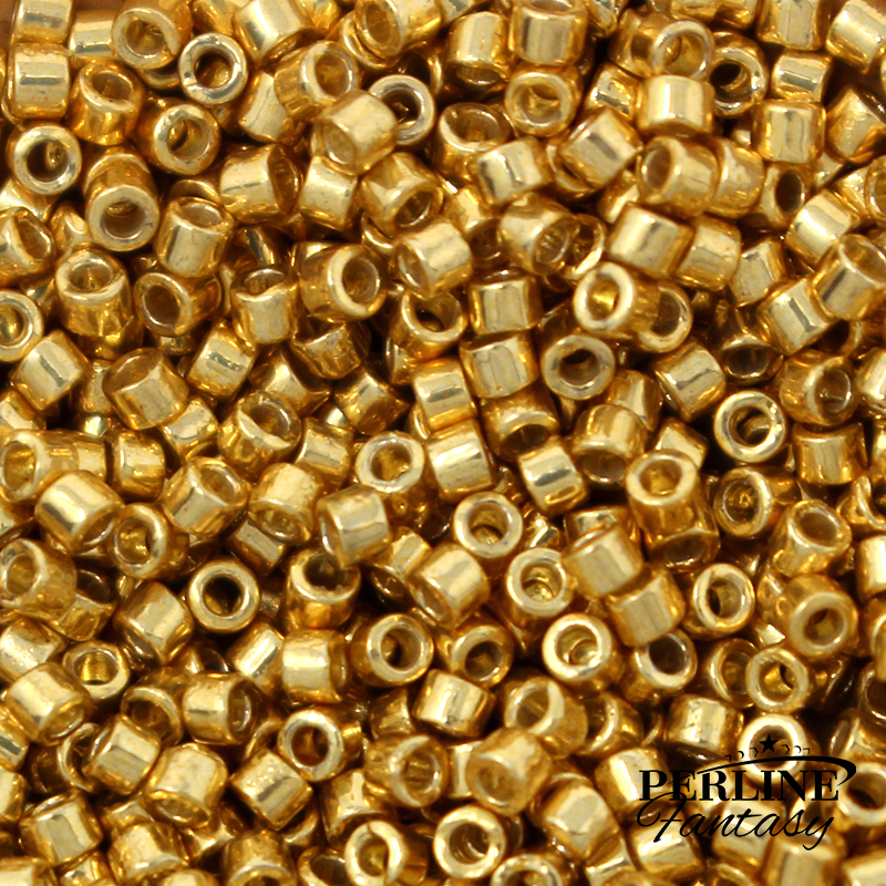 Miyuki Delica 11/0 Duracoat Galvanized Gold