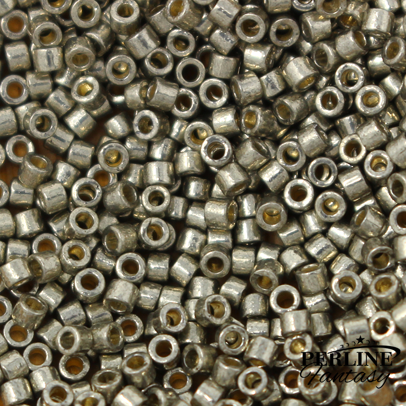 Miyuki Delica 11/0 Duracoat Galvanized Lt Pewter