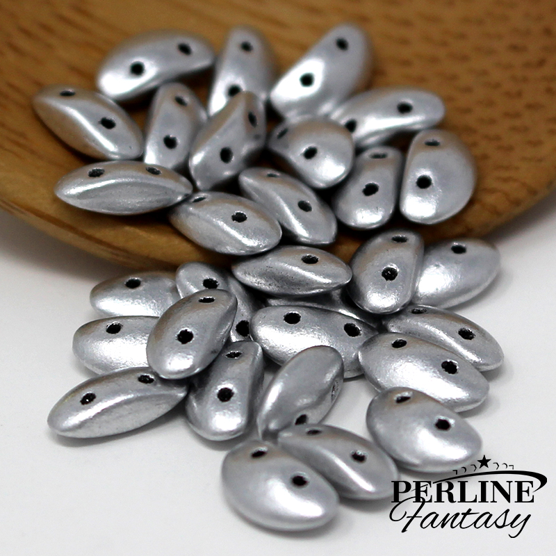 Perline MobyDuo Aluminium Silver