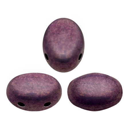 Samos® par Puca® Opaque Mix Amethyst / Gold Ceramic Look