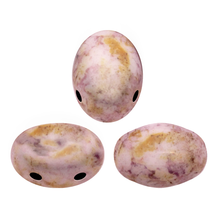 Samos® par Puca® Opaque Mix Rose / Gold Ceramic Look