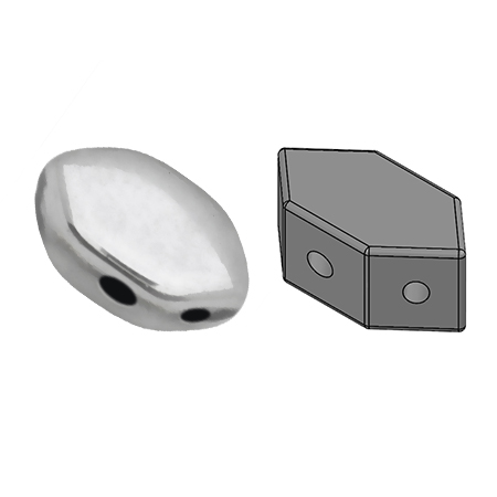 Paros® par Puca® Silver Aluminium Mat 