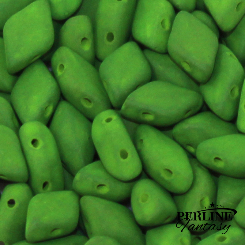 Perline Gemduo Matte Velvet Lizard Green