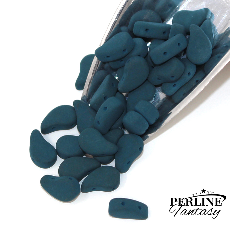 Paisley Duo Matte Velvet Dark Teal