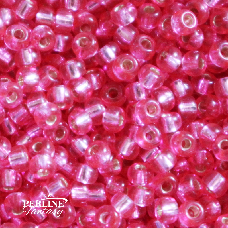 Rocailles Miyuki 11/0 Padparadscha Silver Lined - Dyed (1338)