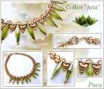 Perline Vintage Twist Oval Emerald X 20
