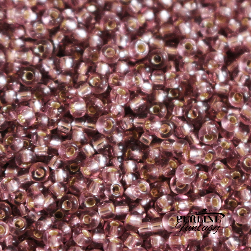 Rocailles Miyuki 11/0 Smoky Amethyst Silver Lined  (12)