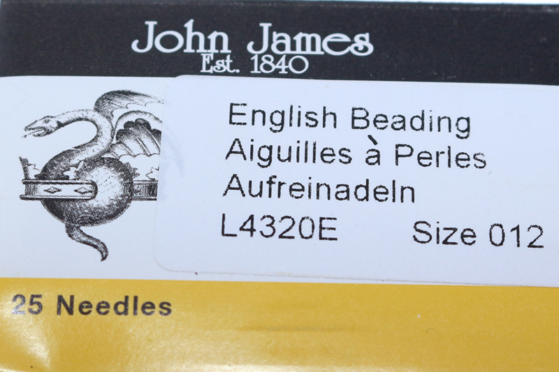 Aghi Infilaperle John James Misura 12 - 25 pezzi