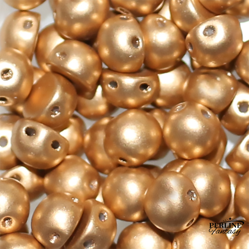 Cabochon 2 Fori 6 Mm Aztec Gold