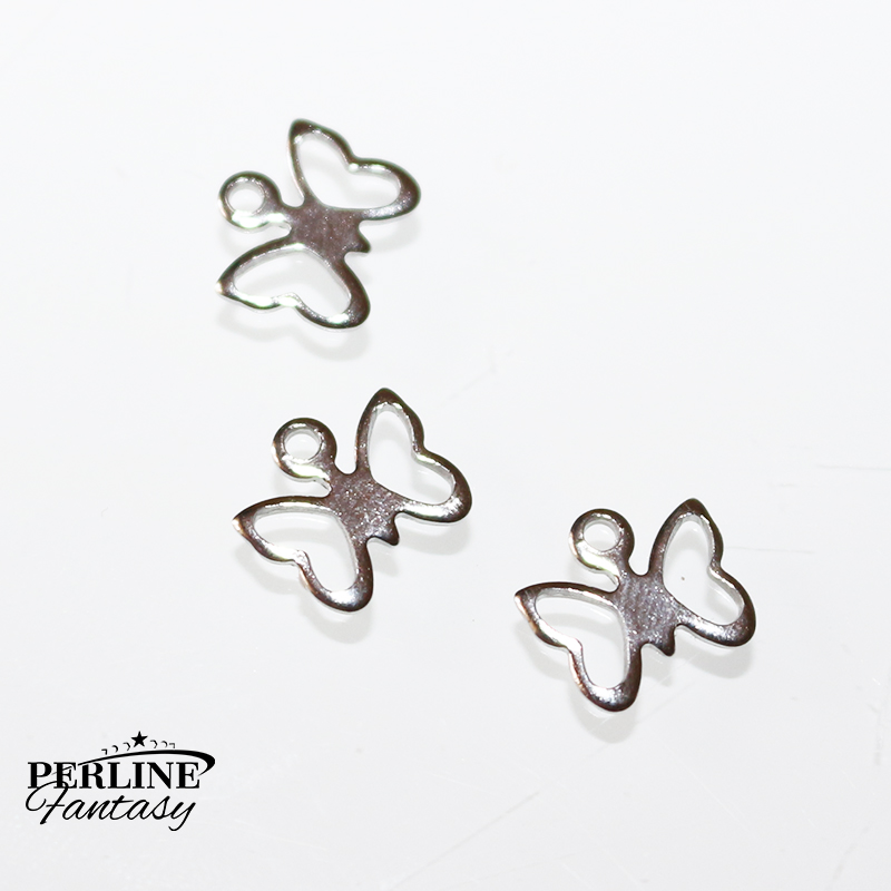 Charm Farfallina Acciaio Inossidabile