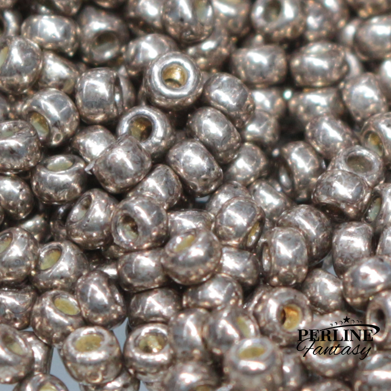 Rocailles Miyuki 11/0 Duracoat Galvanized Pewter (4222)