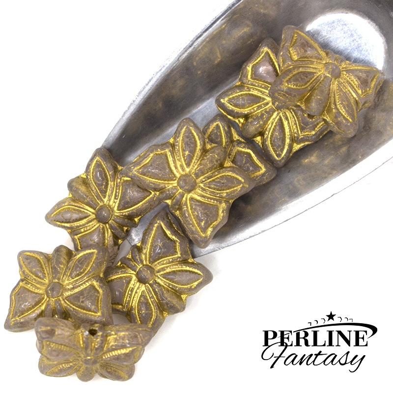 Farfalla Crystal Gold 15 x 12 Mm Farfalla Crystal Gold 15 x 12 Mm