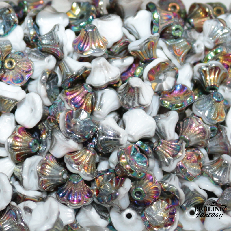 Perline Flower Cup Chalk White Vitrail