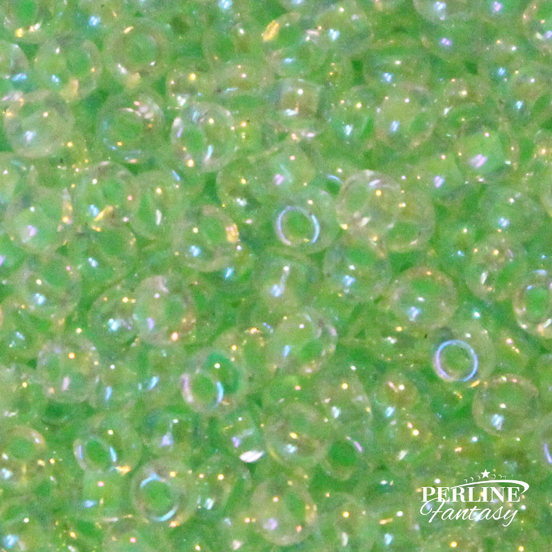 Rocailles Miyuki 11/0 Inside - Color Rainbow  Mint (268)