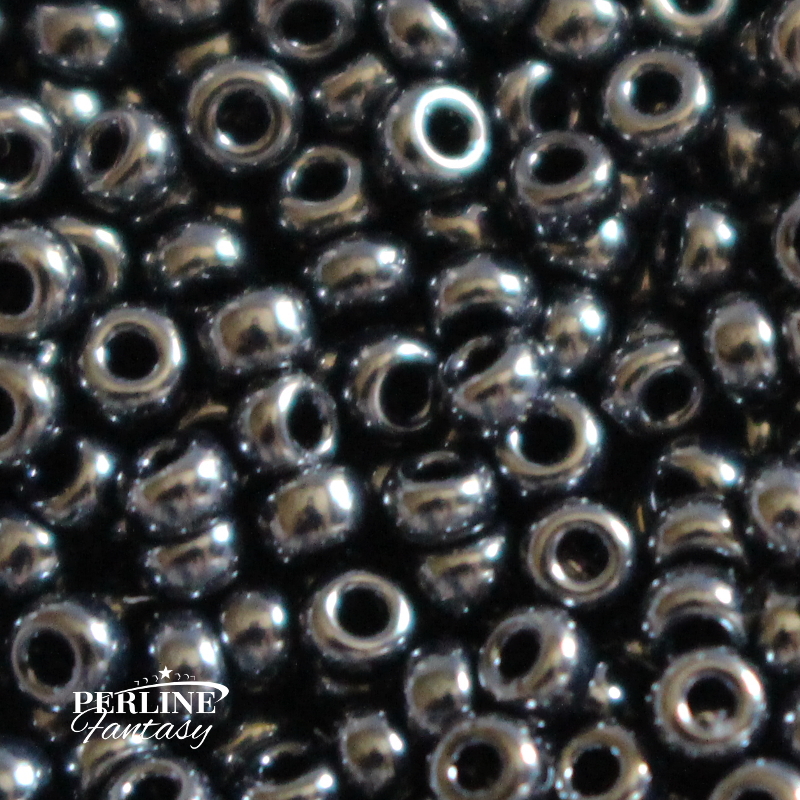 Rocailles Miyuki 11/0 Metallic Gunmetal (451)