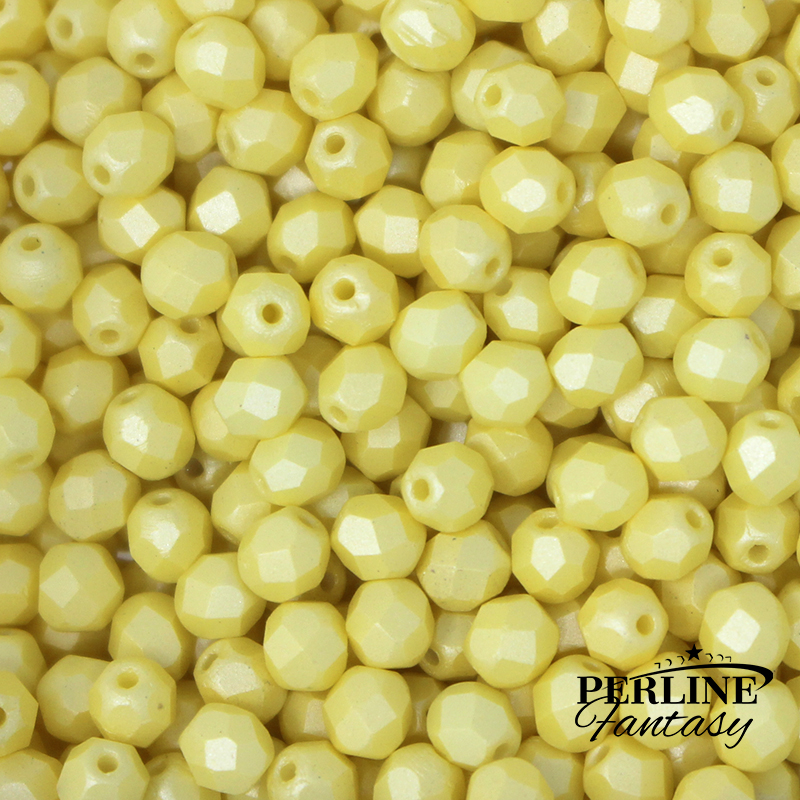 Mezzi Cristalli 4 Mm Powdery Pastel Yellow