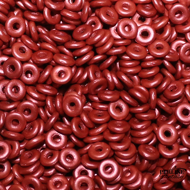 O-Bead Alabaster Metallic Red