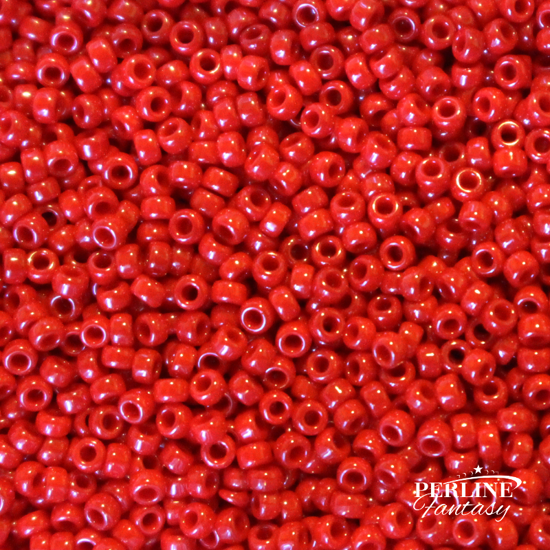 Rocailles Miyuki 11/0 Opaque Red Luster (426)