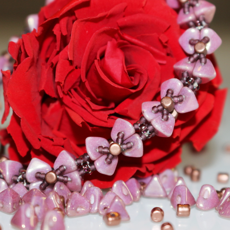 Kit Bracciale ''Cory'’ - Silver Rose