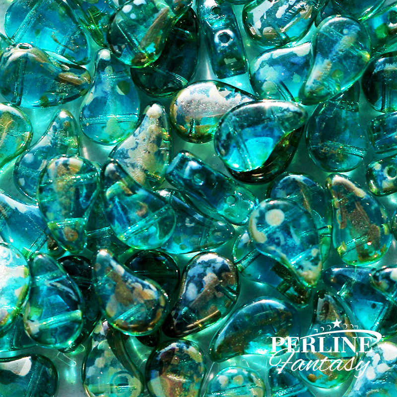 Paisley Duo Aqua Rembrandt