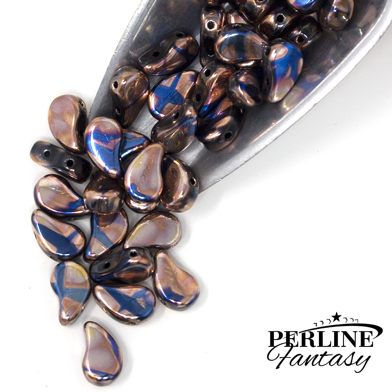 Paisley Duo Bronze Ap. Jet Blue - Batik